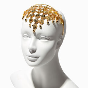Fortune Teller Golden Coin Headband,