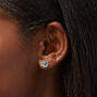 Silver Rhinestone Halo Jewelry Set - 4 Pack,