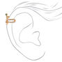 Gold Embellished Snake Ear Cuff,