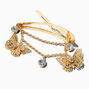 Gold-Tone Butterfly Swag Snap Hair Clip,