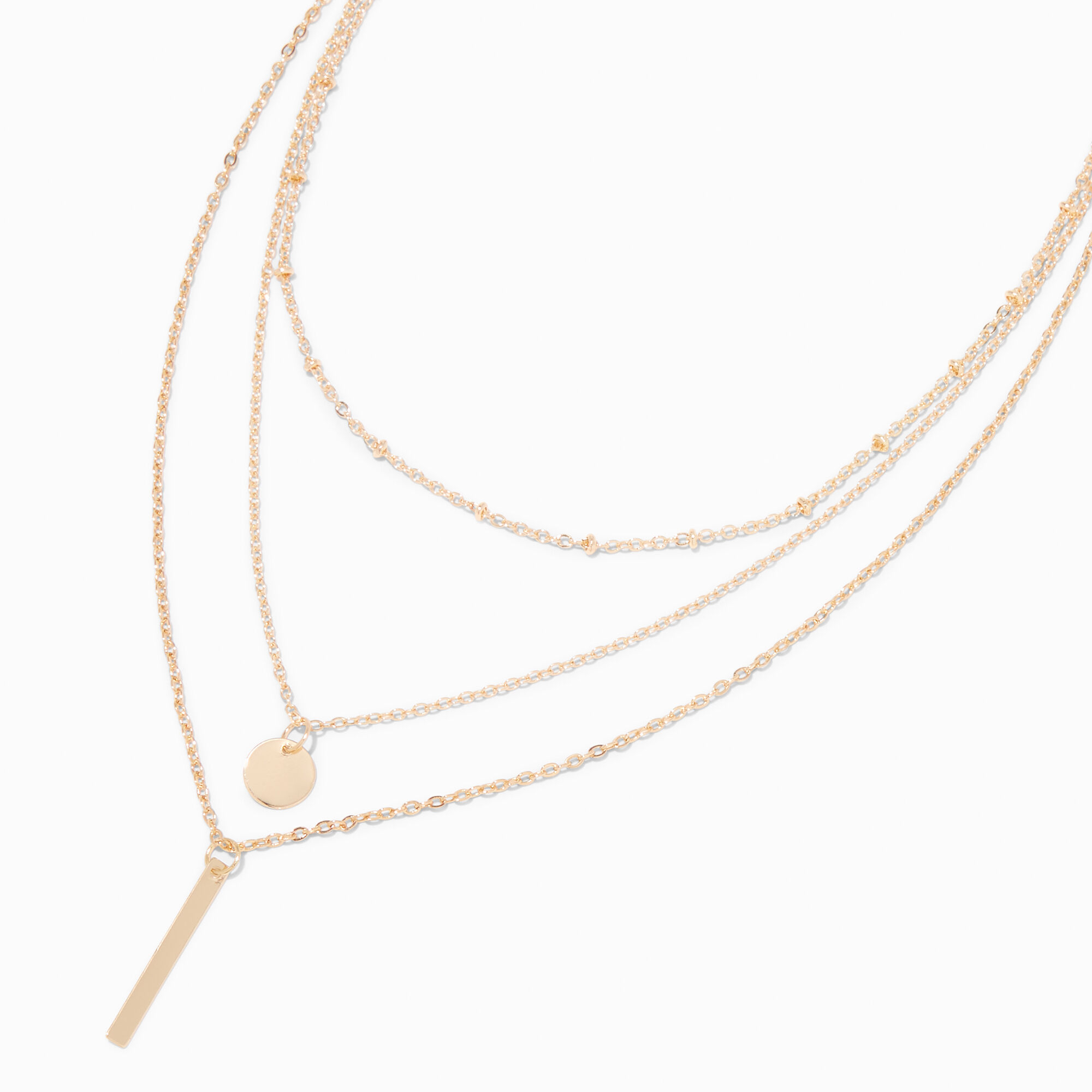 Long strand sales chain only necklaces
