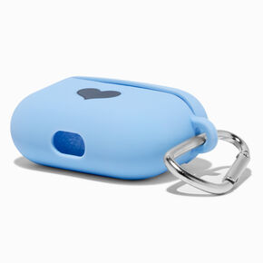 Baby Blue Heart Silicone Earbud Case Cover - Compatible With Apple AirPods Pro&reg;,