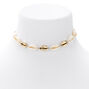 Gold Cowrie Shell Choker Necklace,