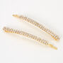 Gold Rhinestone Hair Pins - 2 Pack,