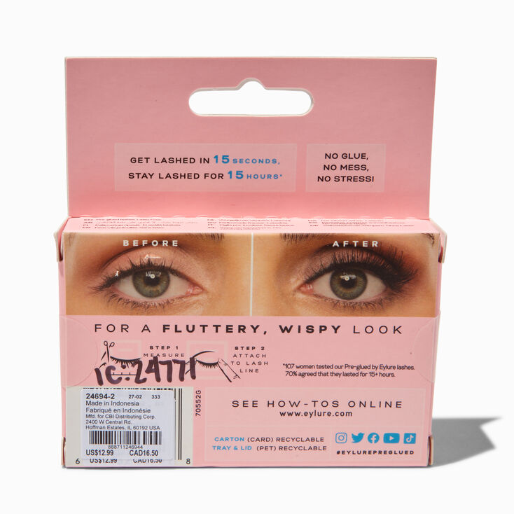 Eylure Pre-Glued Light &amp; Wispy False Lashes - No. 003, 2 Pack,