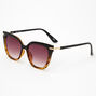 Two-Tone Tortoiseshell Cat Eye Sunglasses,