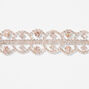 Rose Gold Rhinestone Princess Chain Bracelet,
