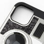 Black Glitter Camera Phone Case - Fits iPhone&reg; 12/12 Pro,