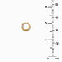 ICING Select 18k Yellow Gold Plated 8MM &amp; 10MM Twisted Hoop Earrings - 2 Pack,