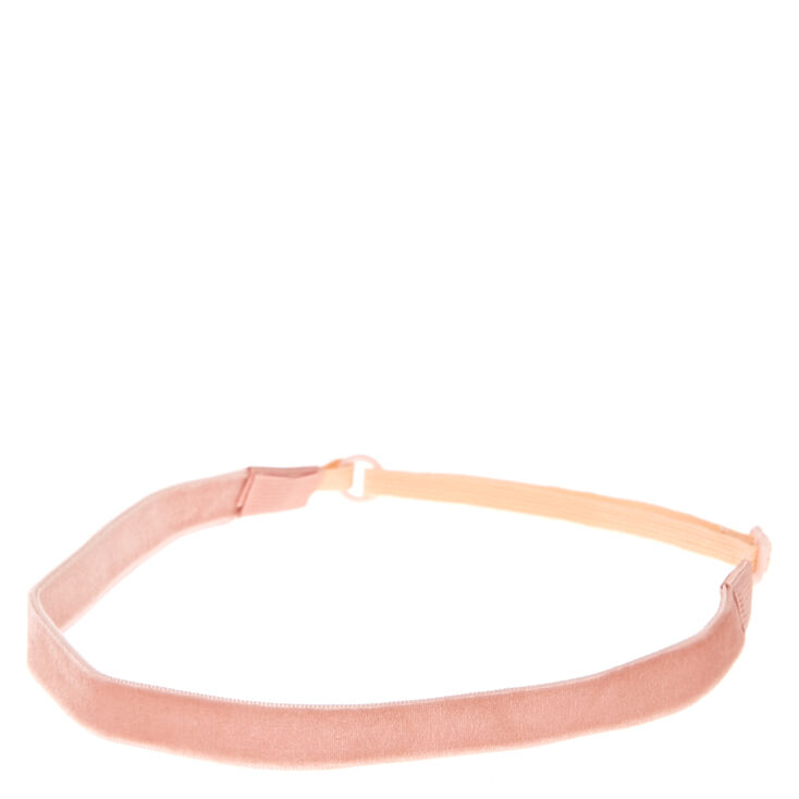 Pink Velvet Headwrap,