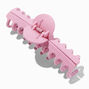 Matte Pink Large Barrel Claw CLip,