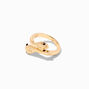 Gold Snake Wrap Midi Ring,