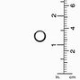 ICING Select Black-tone Titanium 8MM Clicker Hoop Earrings,
