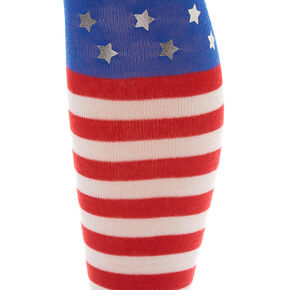 American Flag Over the Knee Socks,
