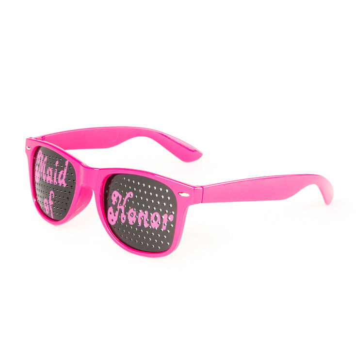Maid of Honor Perforated Lens Sunglasses,