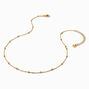 Icing Select 18k Yellow Gold Plated Station Twisted Chain Necklace,