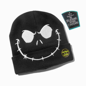 The Nightmare Before Christmas&trade; Black Knit Beanie Hat,