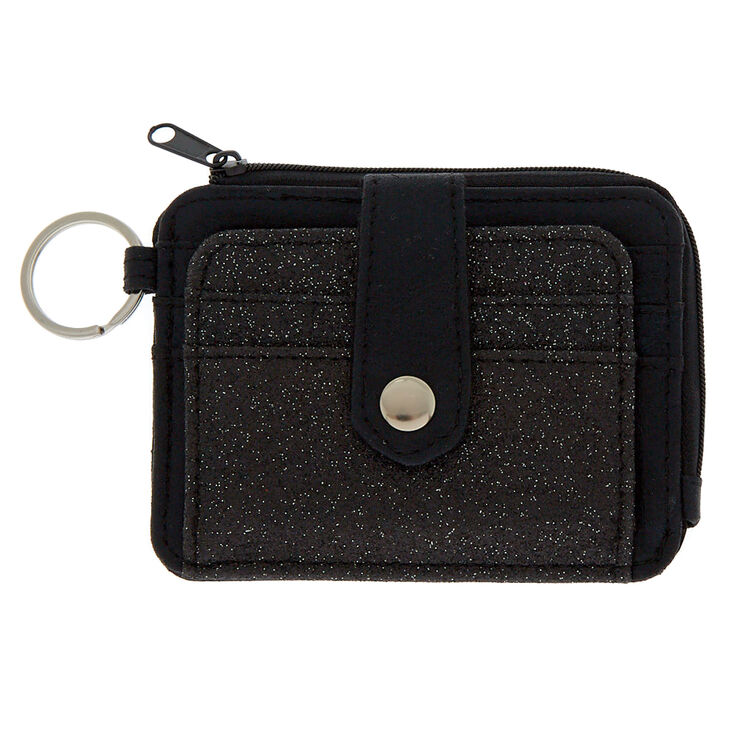 Glitter Coin Purse - Black,