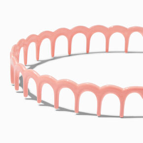 Pink &amp; White Scalloped Headbands - 2 Pack,
