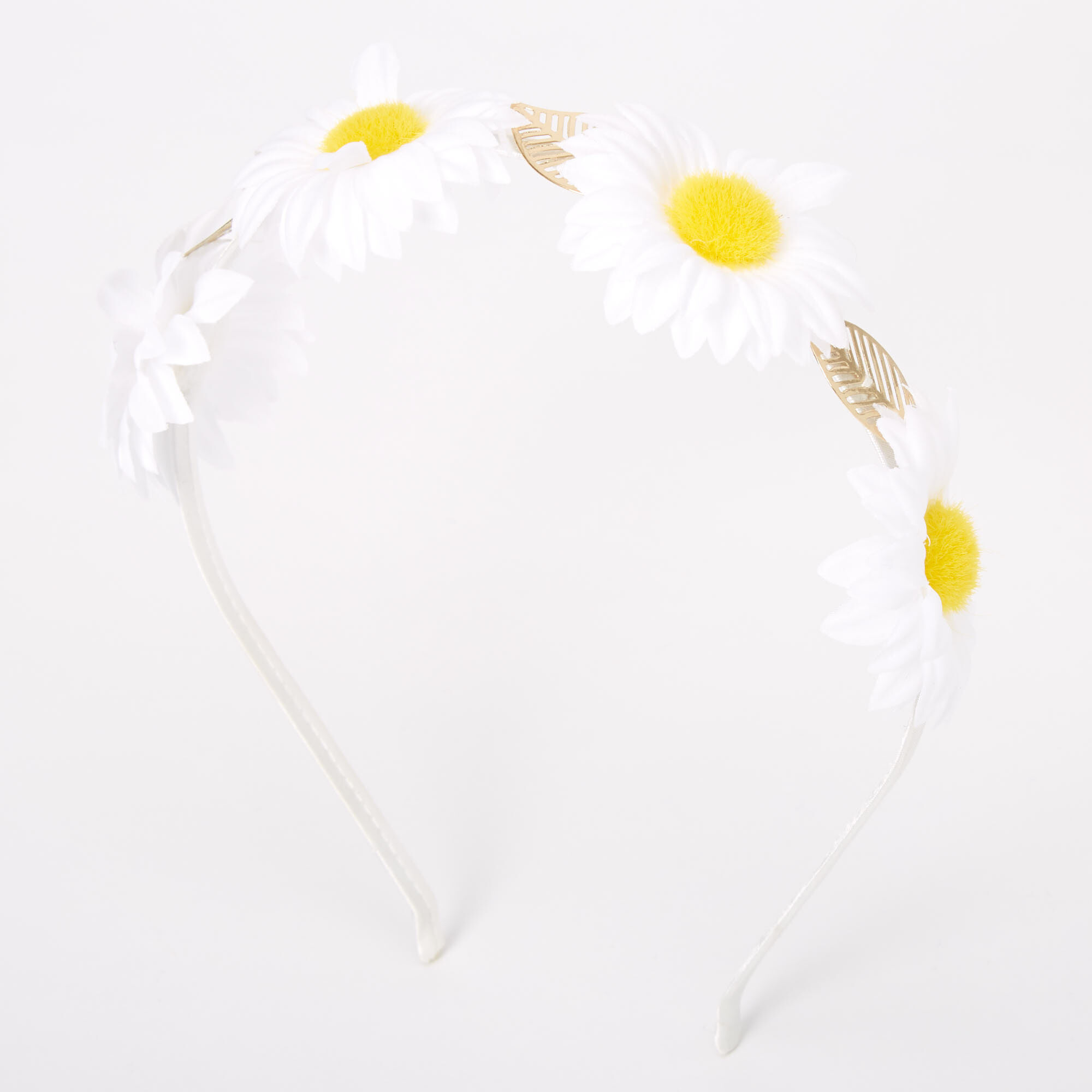 White flower headband