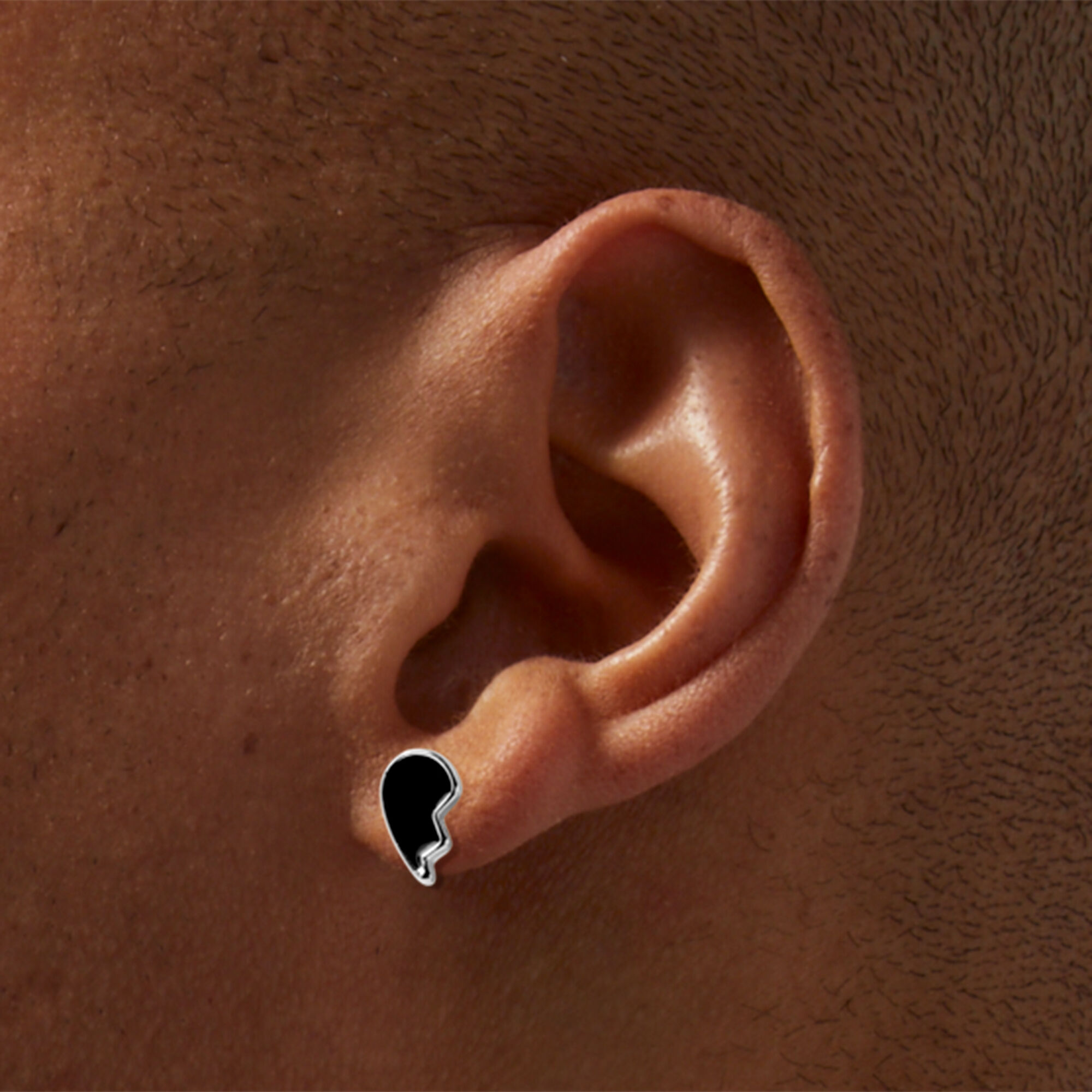 Broken heart deals earrings studs