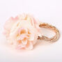 Rose Gold Rhinestone Twisted Flower Corsage - Pink,