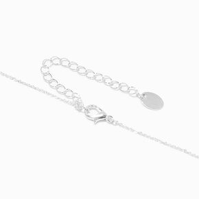 Silver Pearl &amp; Cubic Zirconia Y-Neck Necklace,