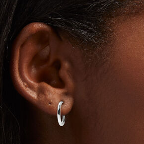 Sterling Silver 16MM Hoop Earrings,