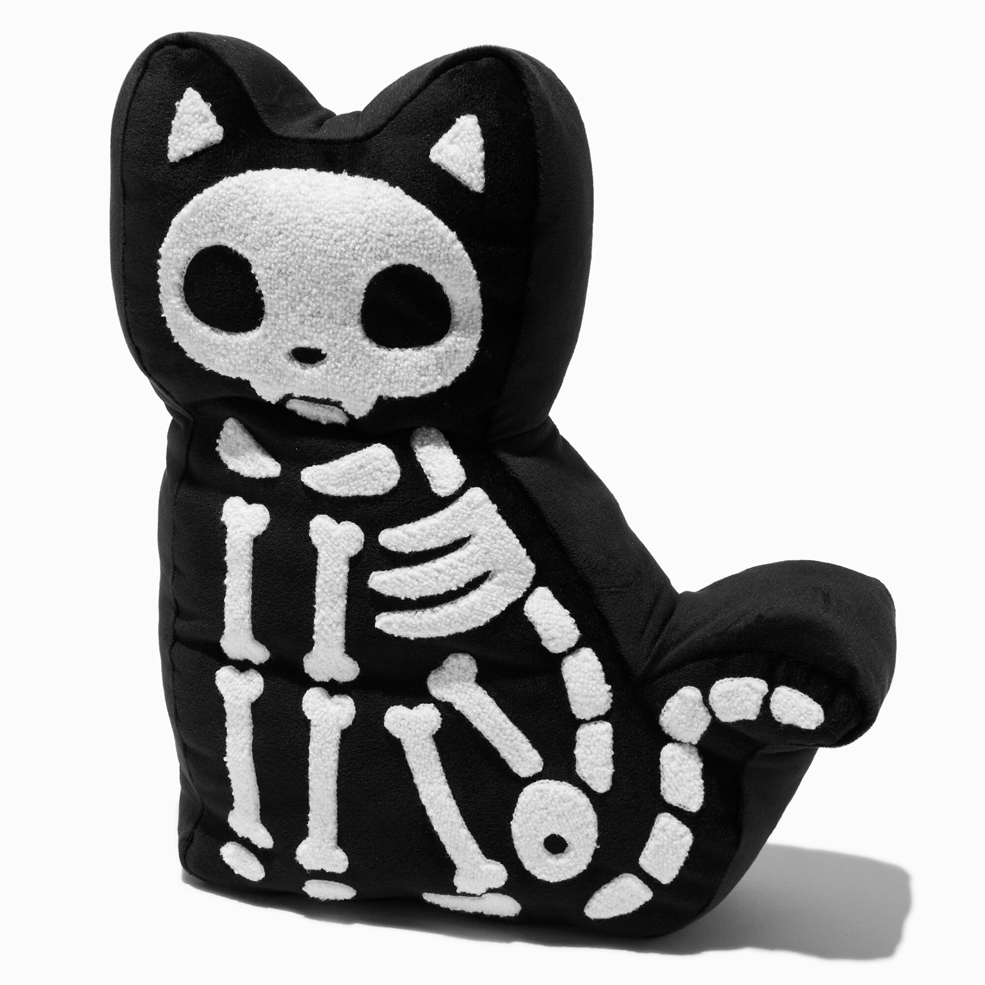Skeleton Cat Pillow Icing US
