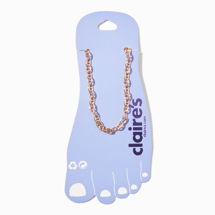 Gold Pig Nose Chain Anklet,