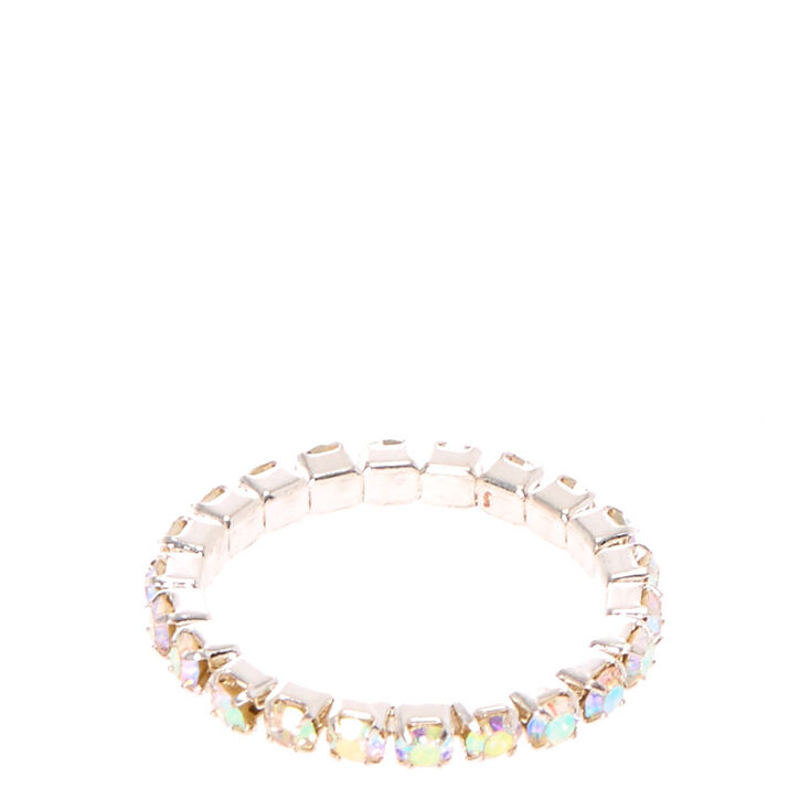 Iridescent Stretch Toe Ring,