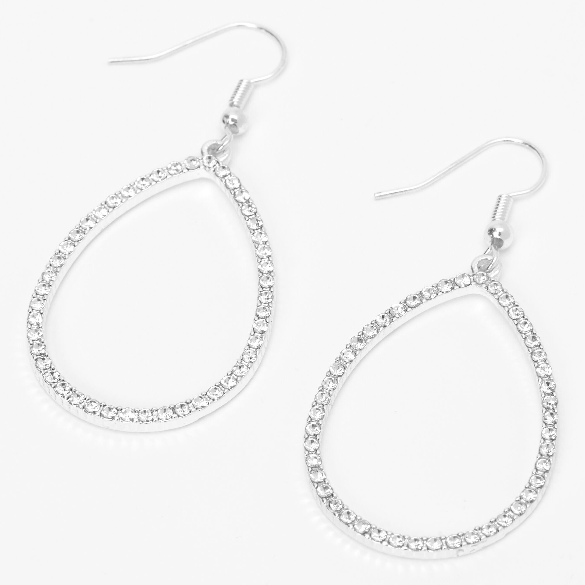 Open discount teardrop earrings