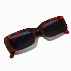 Tortoiseshell Rectangular Sunglasses,