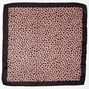 Dark Brown Leopard Silky Bandana Headwrap,