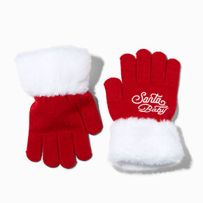 Santa Baby Red Gloves,