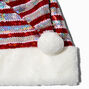 Sequin Stripe Santa Hat,