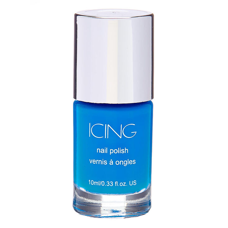Solid Nail Polish - Neon Blue,