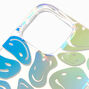 Holographic Happy Face Protective Phone Case - Fits iPhone&reg; 13 Pro Max,