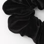 Medium Black Velvet Hair Scrunchie,