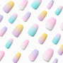 Matte Pastel Ombre Coffin Vegan Faux Nail Set &#40;24 pack&#41;,