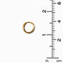 Icing Select 18k Yellow Gold Plated 10MM Clicker Hoop Earrings,