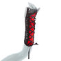 Black & Red Lace Arm Warmers,