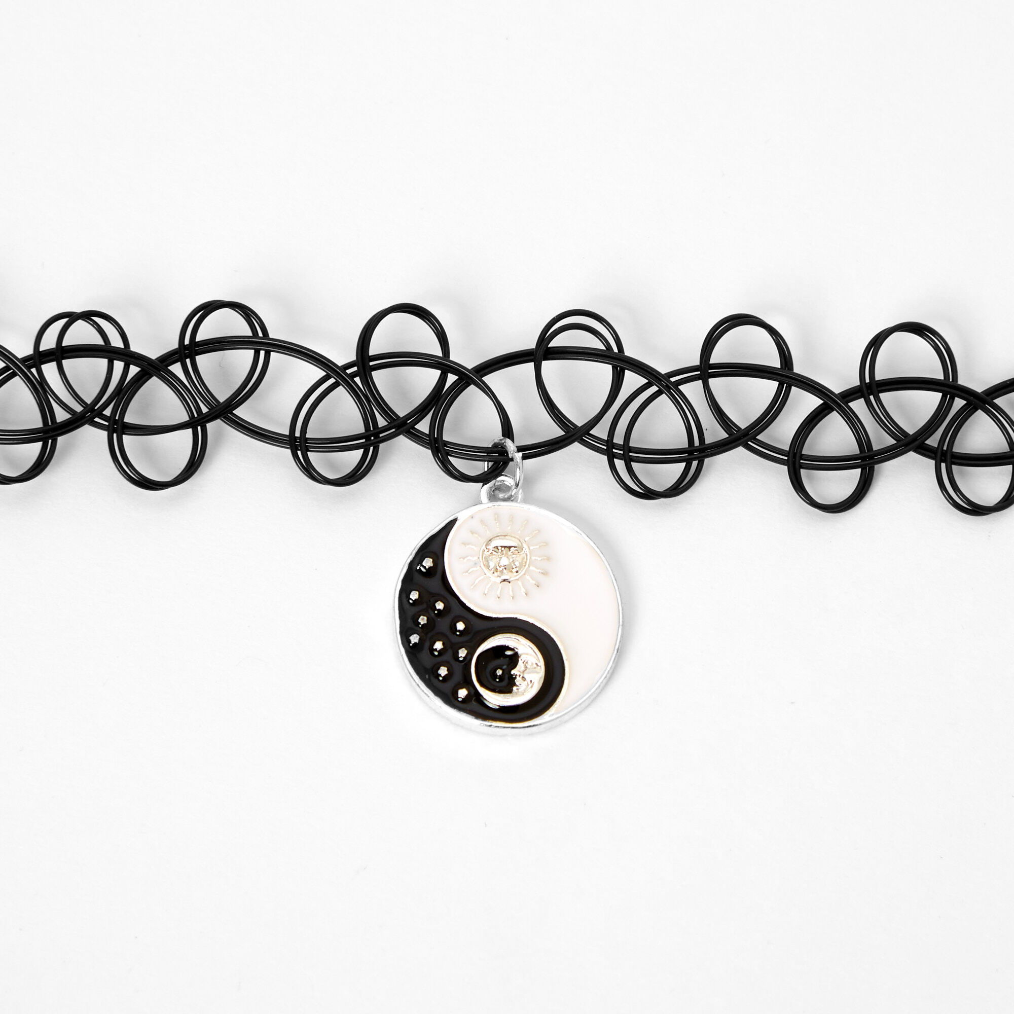 Jewelry | 9s Black Tattoo Choker Necklace | Poshmark