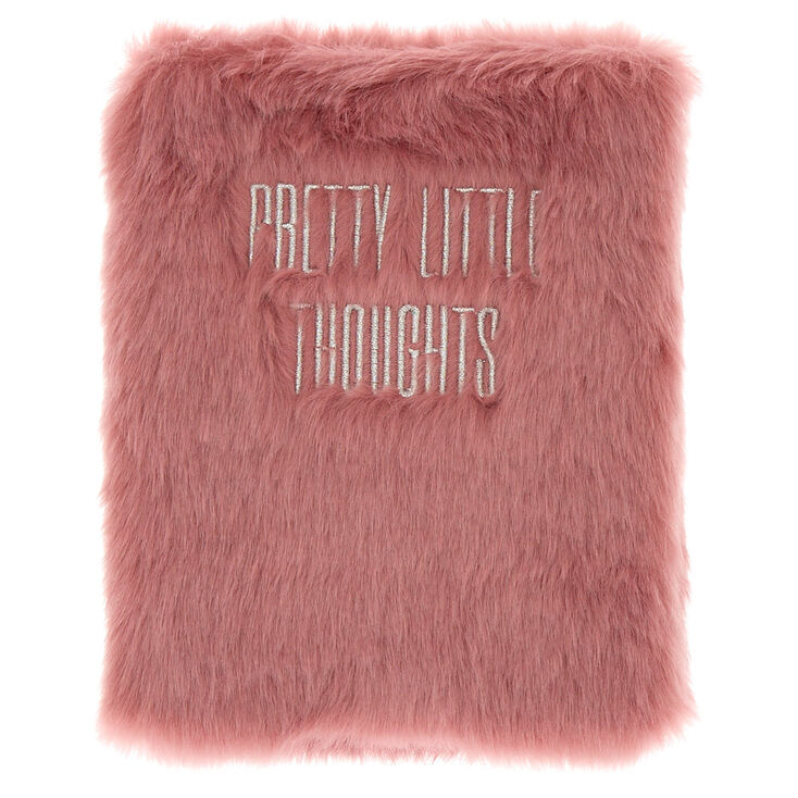 Pretty Thoughts Furry Journal - Purple,