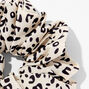 Giant Cream Animal Print Hair Scrunchie,