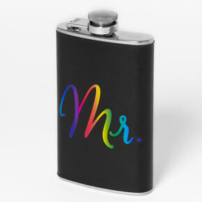 Rainbow Mr. Wedding Flask,