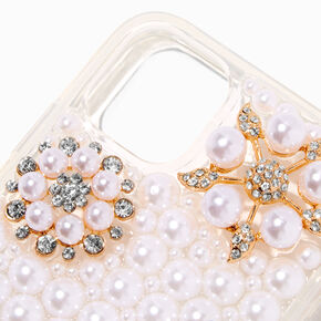 Clear Pearl Bling Phone Case - Fits iPhone&reg; 11,