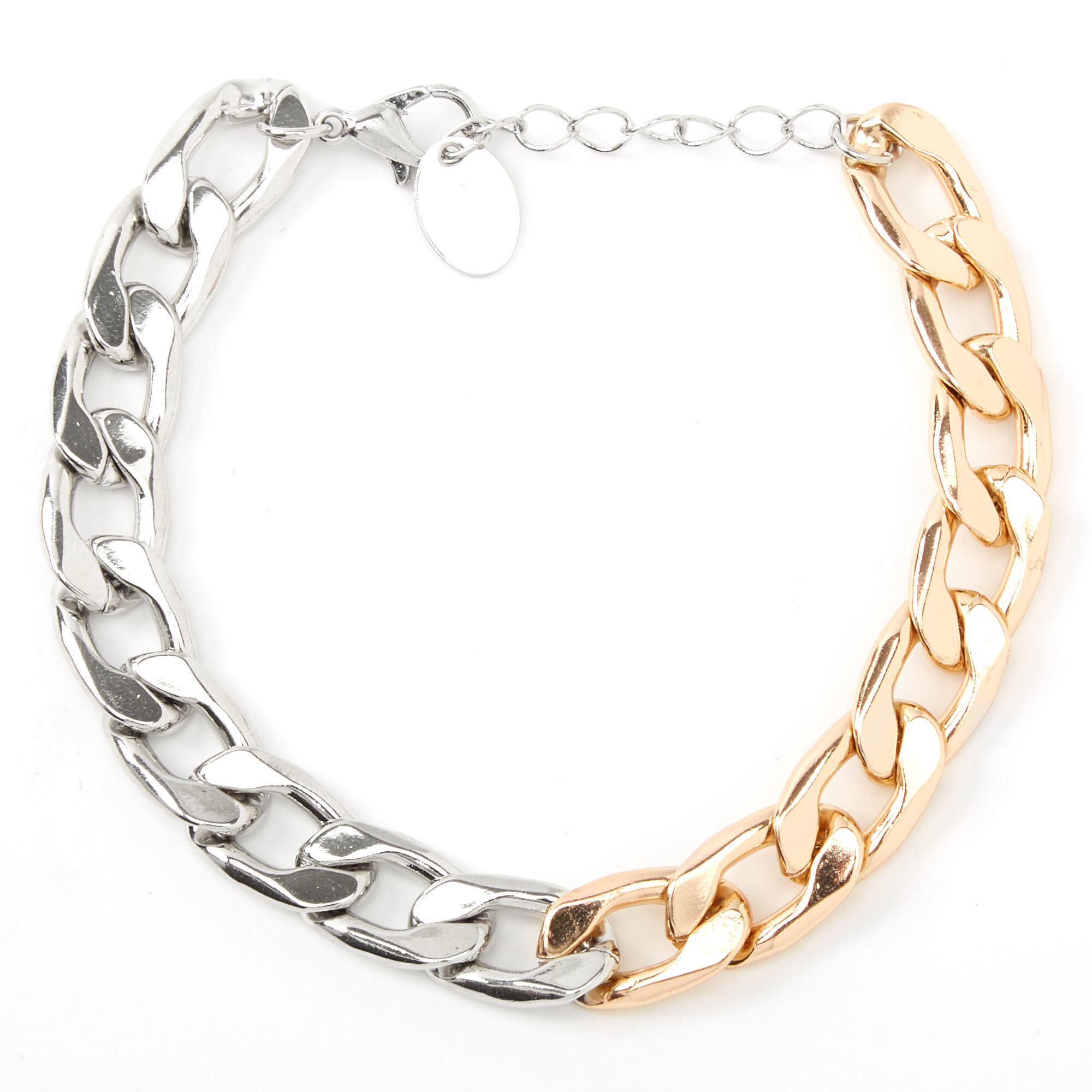 chunky gold link bracelet