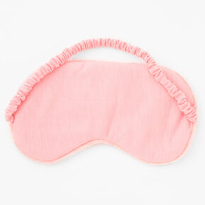 Plush Pink Status Sleeping Mask,