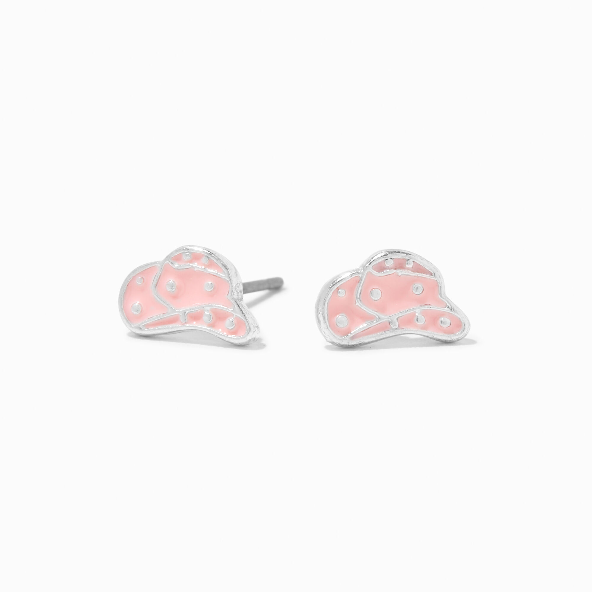 Pink cowboy clearance hat earrings